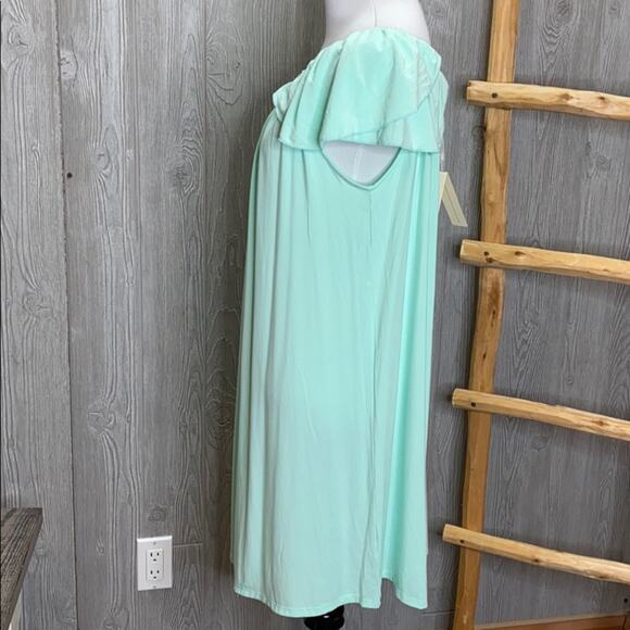 Naked Princess Amanda Tulip Sleeve Mint Dress NWT - Picture 3 of 7